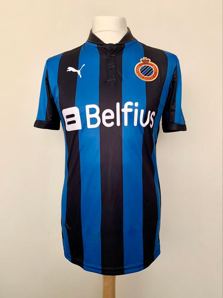 Club Brugge KV 2012-2013 home De Jonghe match worn shirt, Taille M, Enlèvement ou Envoi, Comme neuf, Maillot