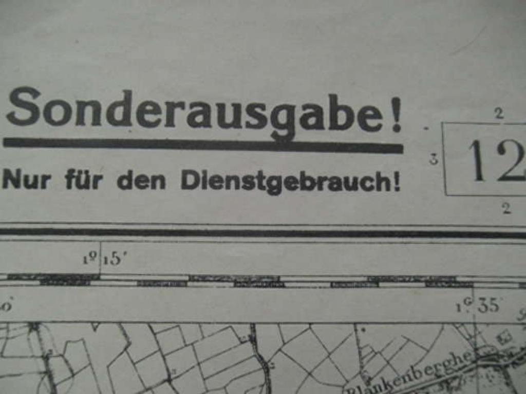 Duitse staf kaart Oostende Blankenberge Nieuwpoort 1913, Ophalen of Verzenden