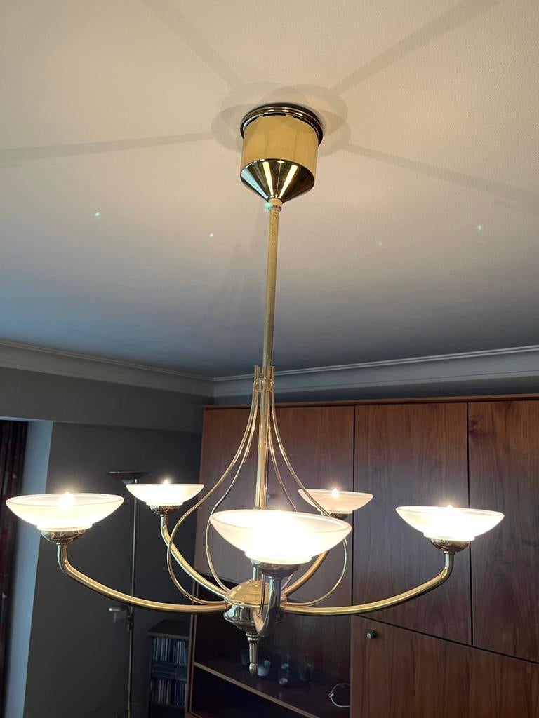 Vintage lamp, Huis en Inrichting, Lampen | Kroonluchters, Ophalen, Zo goed als nieuw