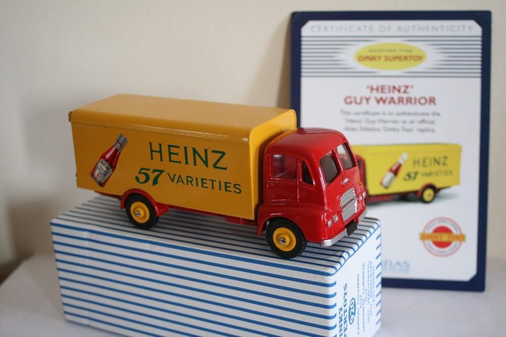 Camion GUY Warrior HEINZ U.K. 1/43 Atlas DINKY GB Neuf+Boite, Enlèvement ou Envoi, Neuf, Bus ou Camion, Dinky Toys