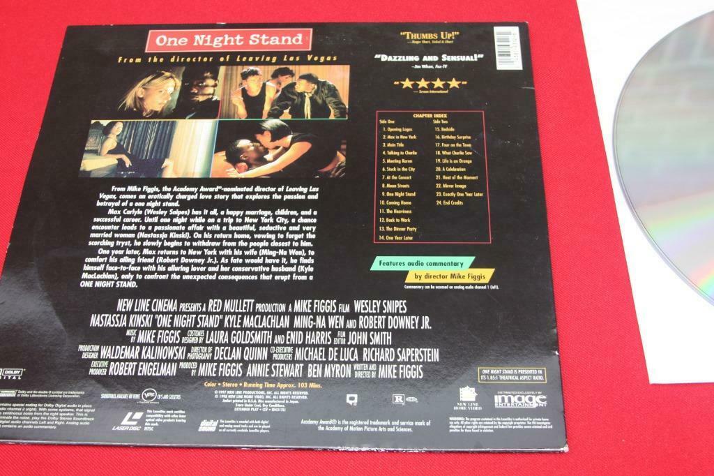 Laser Disc film " One night stand " 1 disc edition, Collections, Enlèvement ou Envoi, Comme neuf, Film, Autres types