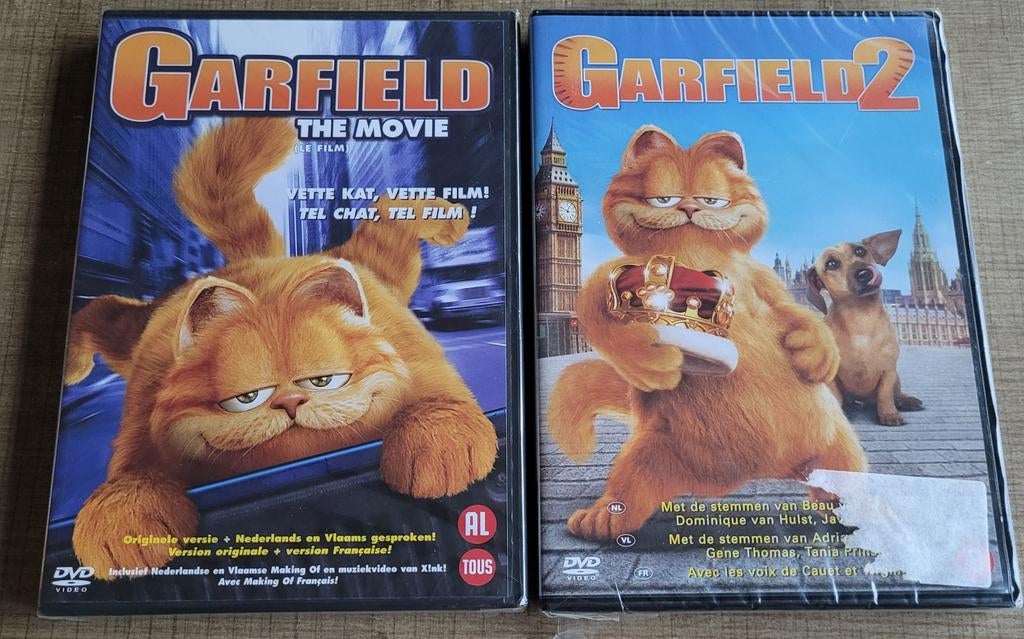 Garfield 1 + 2 (nieuw!), CD & DVD, DVD | Aventure, Tous les âges, Enlèvement ou Envoi, Neuf, dans son emballage