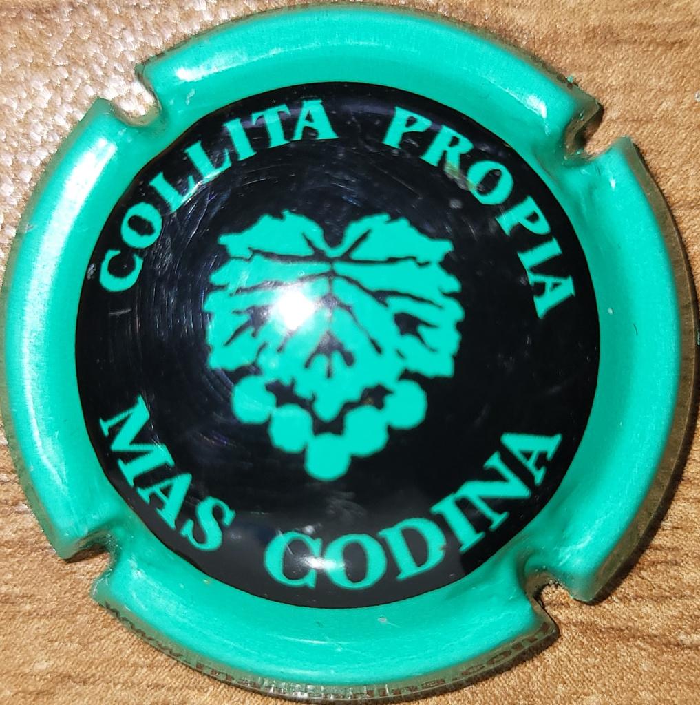 Capsule Cava d'Espagne MAS CODINA noir & vert nr.02d, Enlèvement ou Envoi, Neuf, Espagne, Autres types