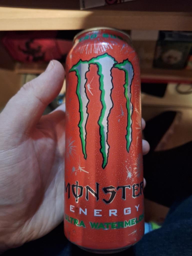 Monster energy ultra water melon Leeg, Verzamelen, Blikken, Ophalen of Verzenden