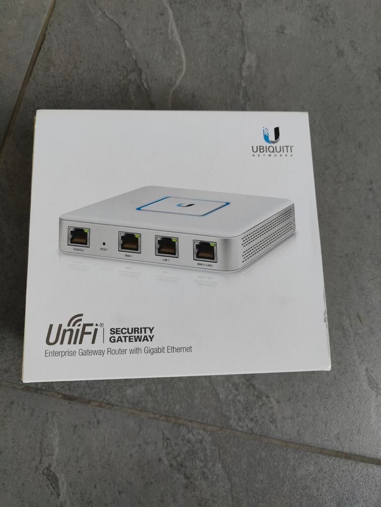 Ubiquiti USG, Ophalen, Zo goed als nieuw