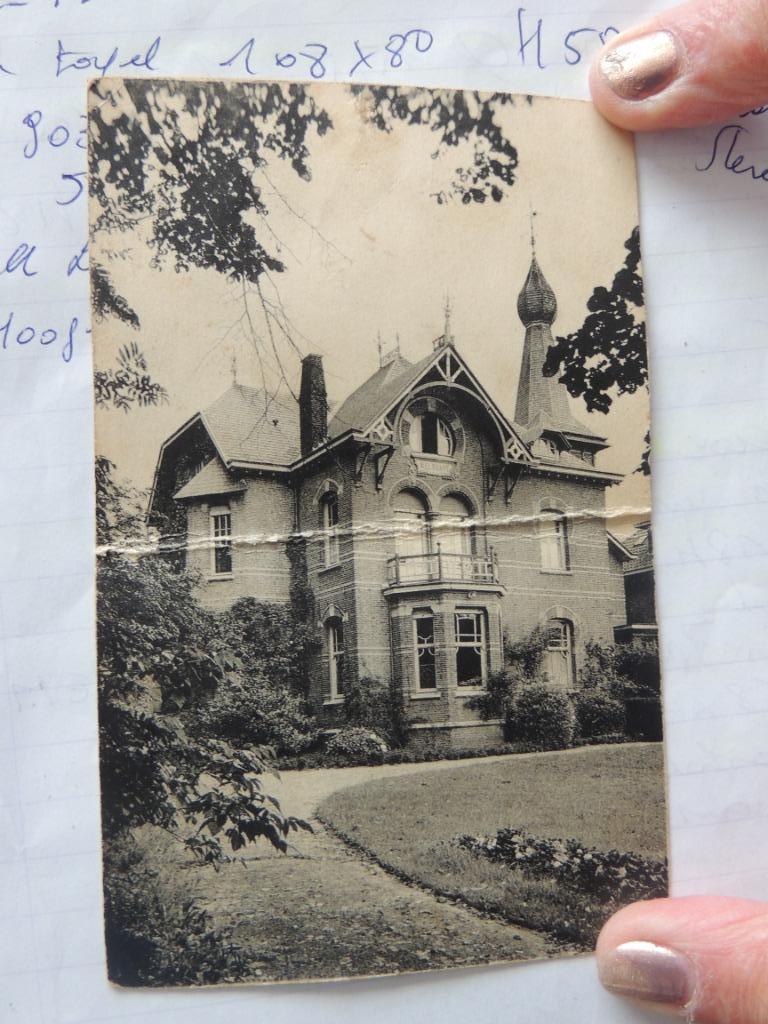 oude postkaart/prentkaart huize "Welvaart" Hoogboom/Kapellen, Enlèvement, 1940 à 1960, Affranchie, Anvers
