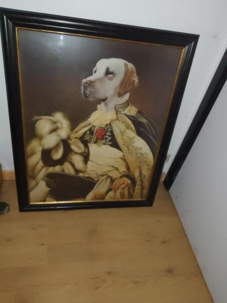 ingekaderde poster van werk van Thierry Poncelet 80x65cm, Ophalen of Verzenden