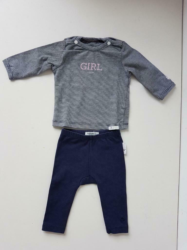 Setje Noppies - maat 50/56 - meisje, Enfants & Bébés, Vêtements de bébé | Taille 50, Enlèvement ou Envoi, Ensemble, Utilisé, Noppies