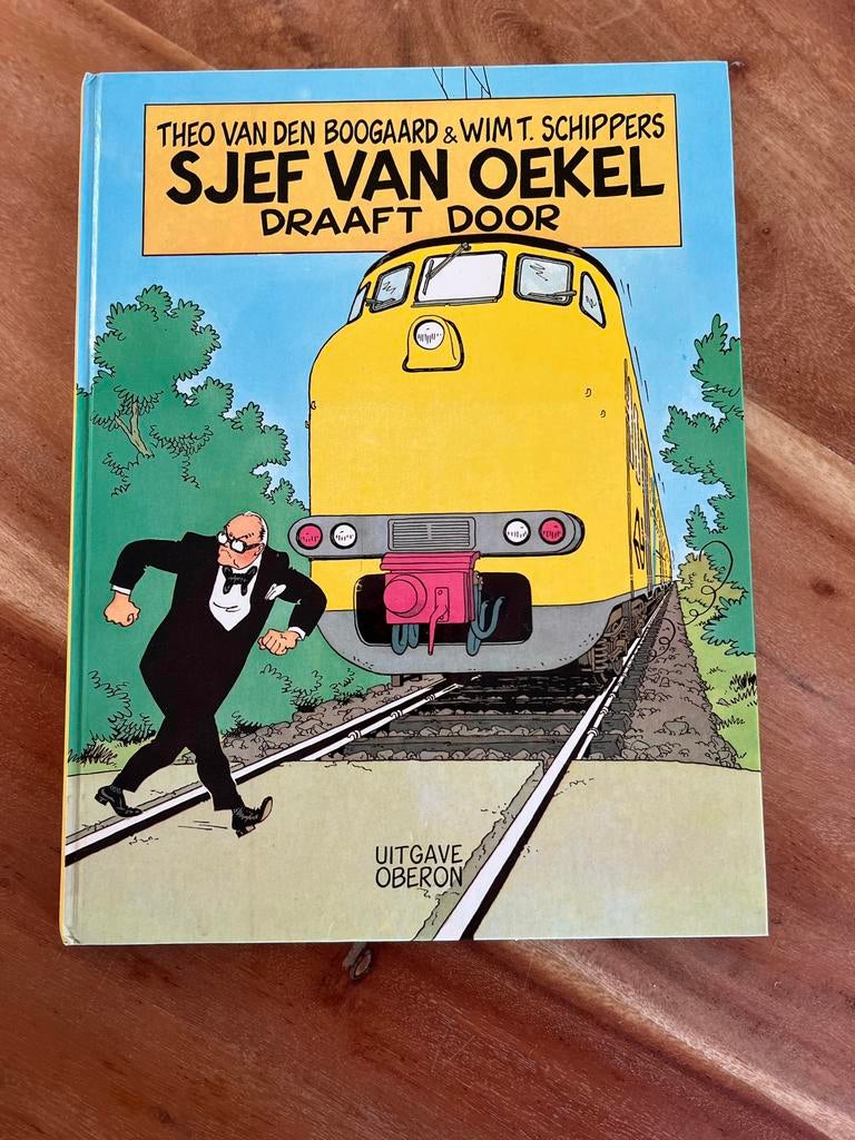 Getekende strip van theo van den boogaard, Eén stripboek, Ophalen of Verzenden, Zo goed als nieuw, Theo van den boogaard
