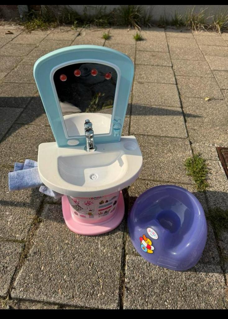 Baby Born wastafel wc-pot, Kinderen en Baby's, Ophalen of Verzenden