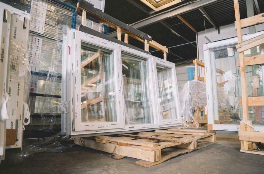 PVC ramen uit STOCK! Meerdere raamsverdeling, 120 cm of meer, Overige typen, Minder dan 200 cm, Nieuw