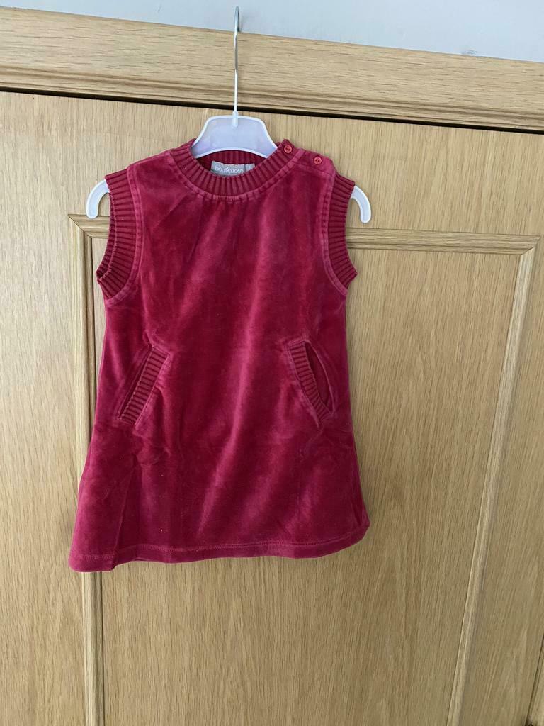 Robe Bout'chou en velours - 36 mois, Enlèvement ou Envoi, Comme neuf, Fille, Robe ou Jupe
