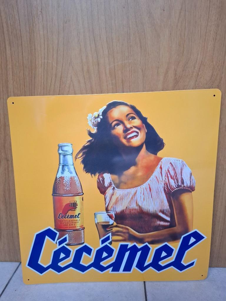 reclamebord Cecemel (zeldzaam), Ophalen of Verzenden, Nieuw, Reclamebord