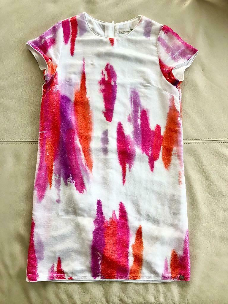 Nouvelle robe de soirée multicolore Catimini - taille 12 ans, Neuf, Catimini, Robe ou Jupe, Fille
