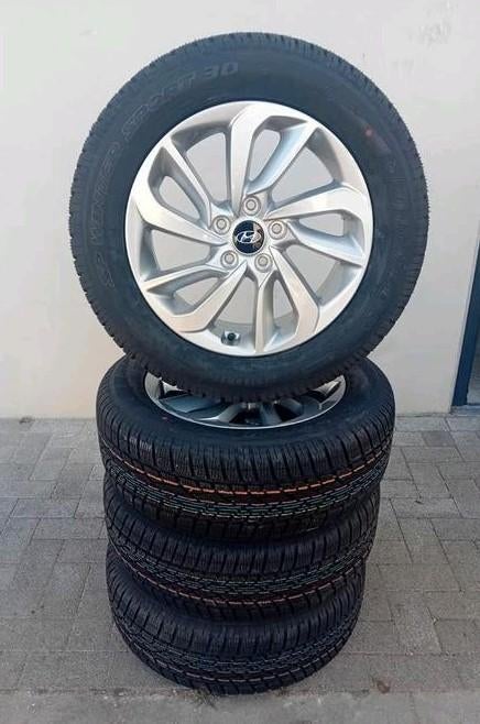 Winterbanden velgen alu Hyundai Tucson 17inch TPMS 5x114 9mm, Ophalen, Nieuw, Hyundai