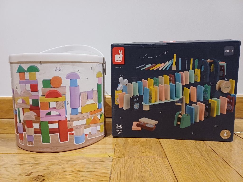 Jeux de construction en bois, Enfants & Bébés, Jouets | Blocs de construction, Enlèvement ou Envoi, Comme neuf