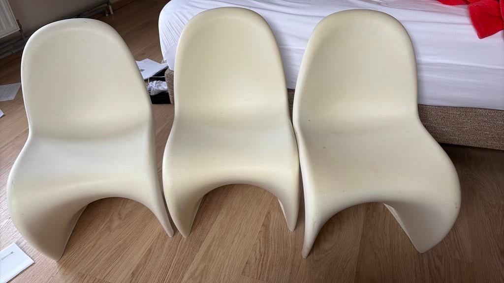 3 vitra panton kinderstoelen, Ophalen