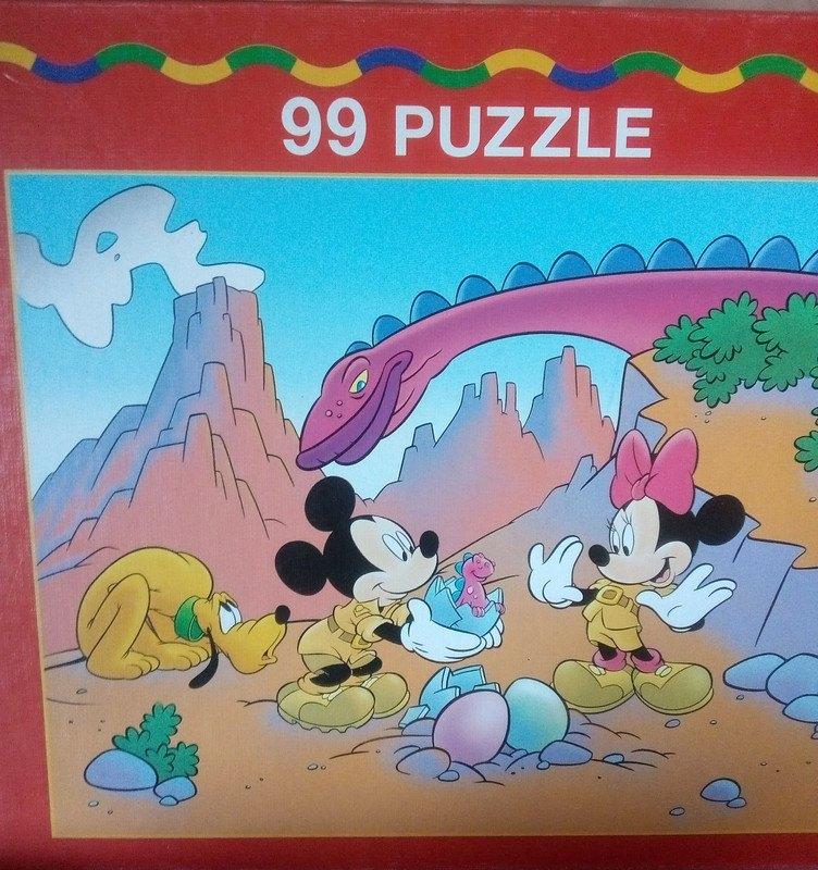 Mickey voor kinderen puzzel van 99 stukjes COMPLEET en NIEUW, Ophalen of Verzenden, Meer dan 50 stukjes, Nieuw, 4 tot 6 jaar