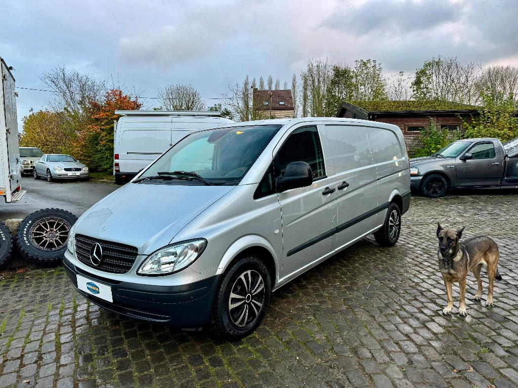 Vito V6 BC Long / 2 porte laterale / 135000km car pass, Autos, Argent ou Gris, Achat, Entreprise, 3 places
