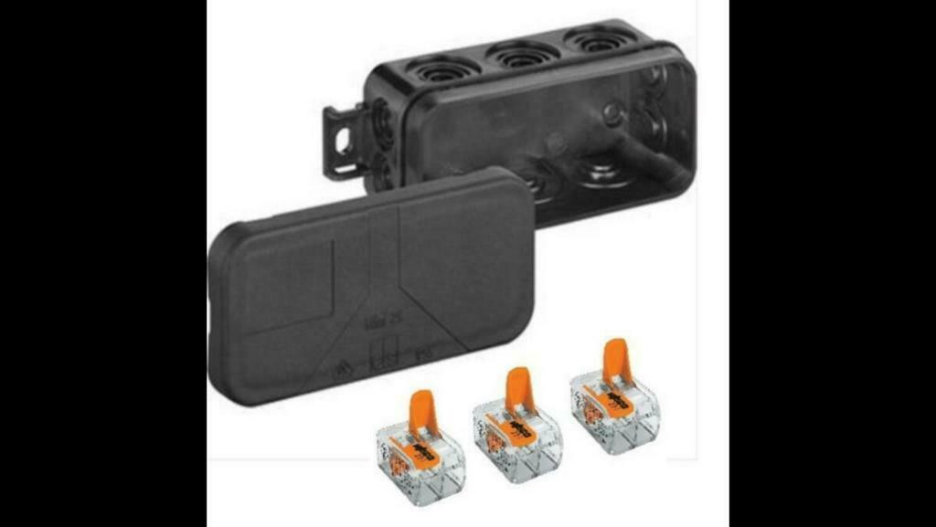 Boîte de connexion avec 3 pinces Wago, Enlèvement ou Envoi, Neuf