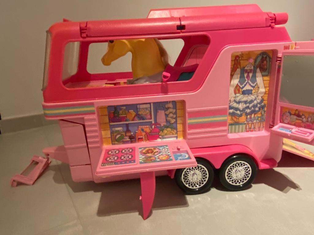 Barbie paardentrailer en 3 paarden, Enlèvement, Utilisé