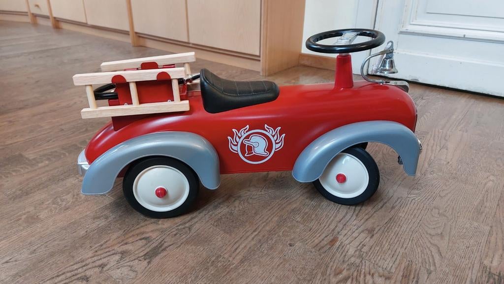 Metalen loopfiets brandweer- Bandits and angels, Enlèvement, Utilisé, Vélo d'équilibre