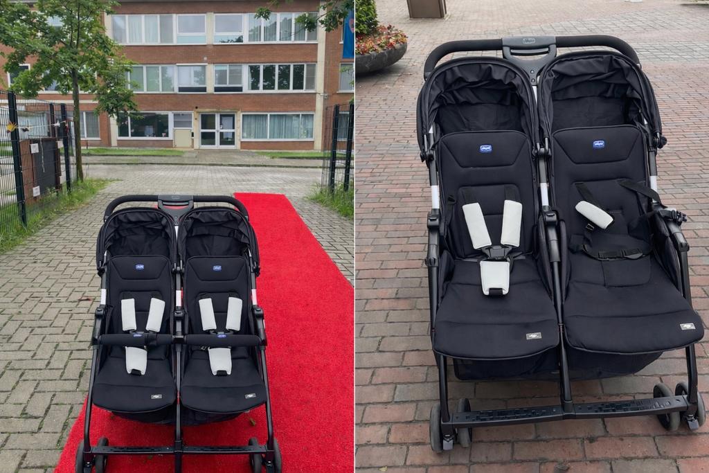 Twin buggy dubbele buggy chicco, Ophalen, Zo goed als nieuw