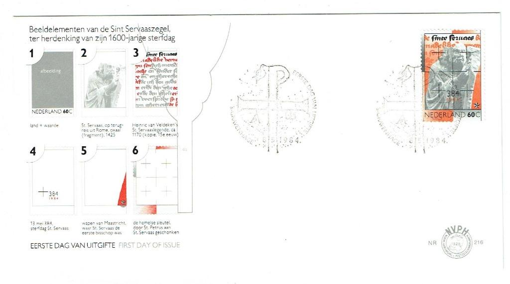 Pays-Bas FDC NVPH n E216 (Post-0118), Enlèvement ou Envoi, Après 1940, Affranchi