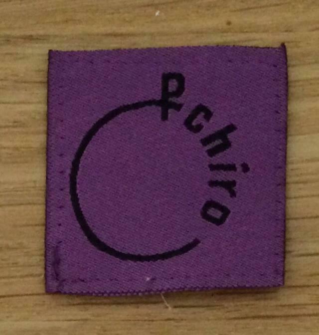 Chiro ribbels uniform afdelings kenteken paars patch, Ophalen of Verzenden, Nieuw
