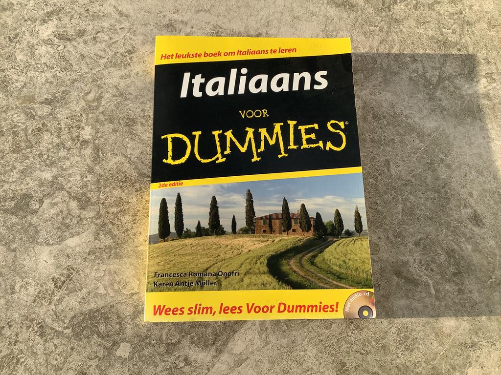 Italiaans voor Dummies, groot boek met audio CD, Boeken, Ophalen, Zo goed als nieuw, Karen Antje Moller; Francesca Romana Onofri
