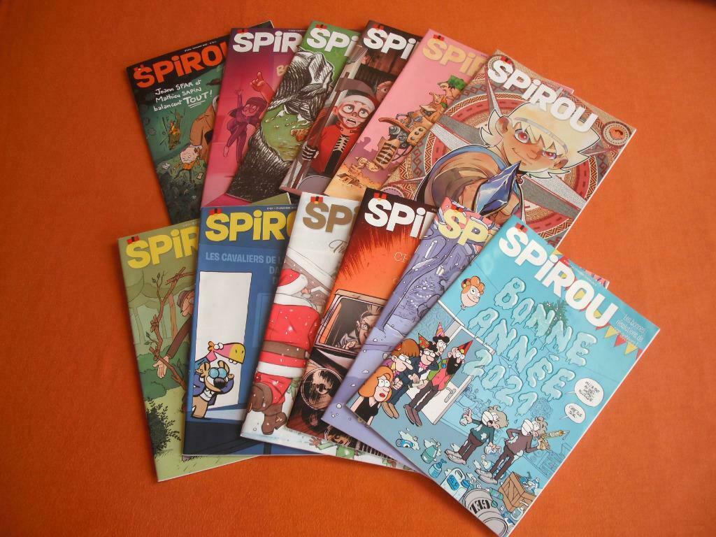 12 Super Magazine ** SPIROU **, Plusieurs BD, Enlèvement ou Envoi, Comme neuf