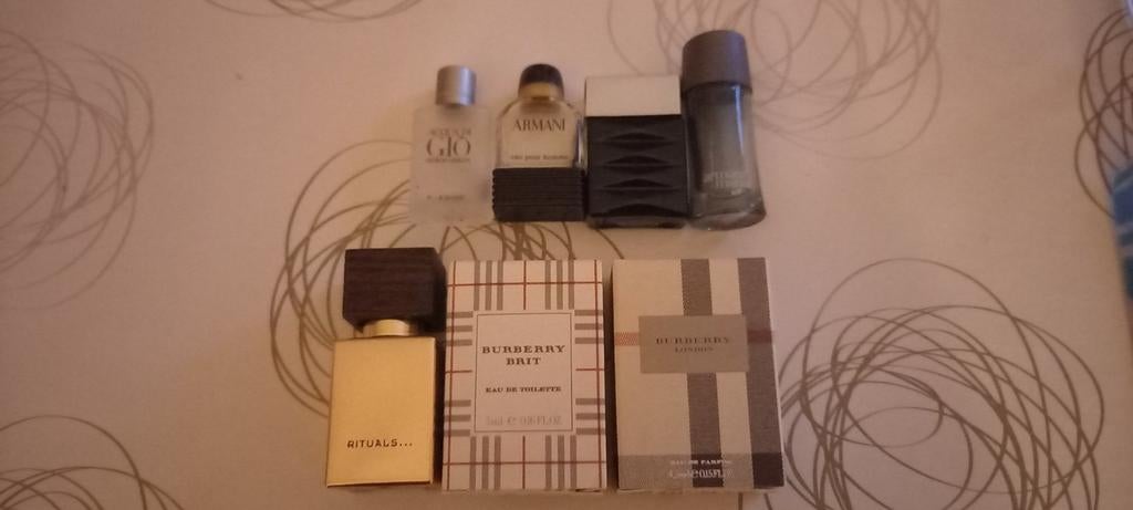 Mini flacons de parfum, Enlèvement