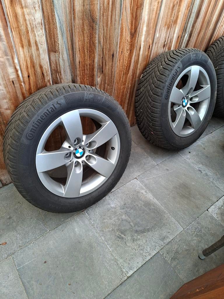 BMW 5 serie banden met velgen 215/55/R16 set van 4, Ophalen, Band(en)