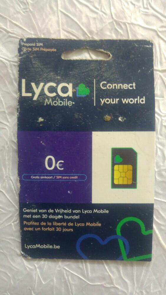 Vintage carte sim lyca mobile, Boeken, Woordenboeken, Ophalen of Verzenden, Zo goed als nieuw