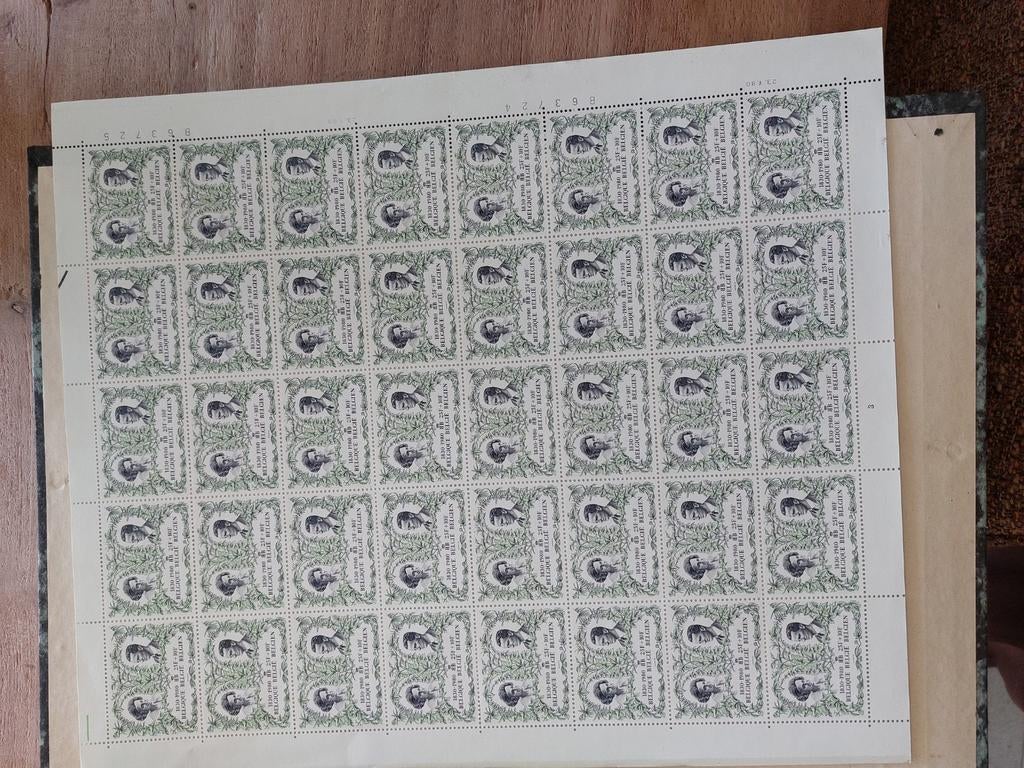 volledig blad, Postzegels en Munten, Postzegels | Europa | België, Ophalen, Postfris