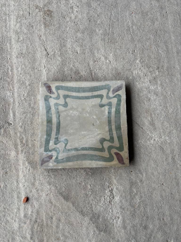 Vintage cement tegels, Tuin en Terras, Tegels en Klinkers, Ophalen, Gebruikt