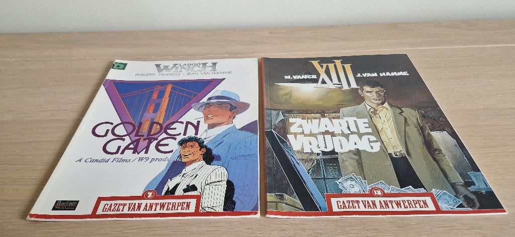19 strips  -  stripreeks Gazet van Antwerpen  ( 2004/2006), Plusieurs BD, Enlèvement, Utilisé, Diverse Auteurs