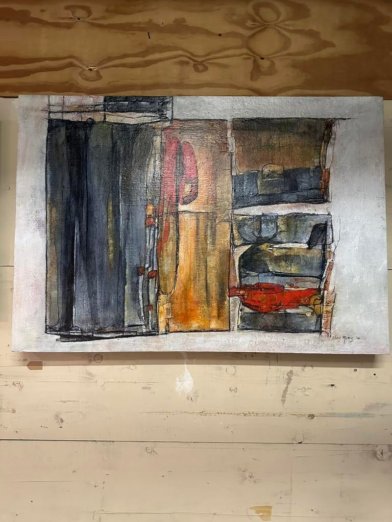 Chris Moens — 2010, Antiek en Kunst, Kunst | Schilderijen | Abstract, Ophalen of Verzenden