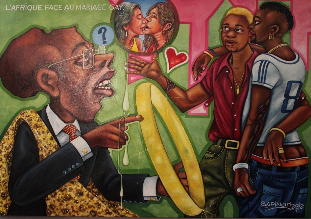 tableau CONGO par Sapin-art, Antiquités & Art, Enlèvement ou Envoi