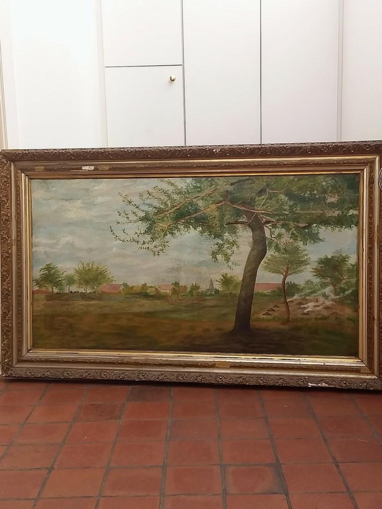 Peinture à l'huile sur toile Emile Coulon, Antiquités & Art, Enlèvement