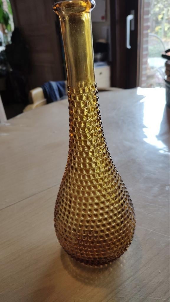Empoli /Italiė- bolletjesfles. zonder dop 39cm hoog/alberkl, Ophalen, Zo goed als nieuw