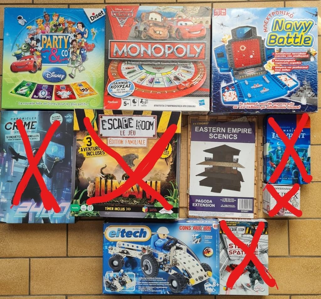 Jeux de société - divers jeux, Ophalen, Zo goed als nieuw, Disney