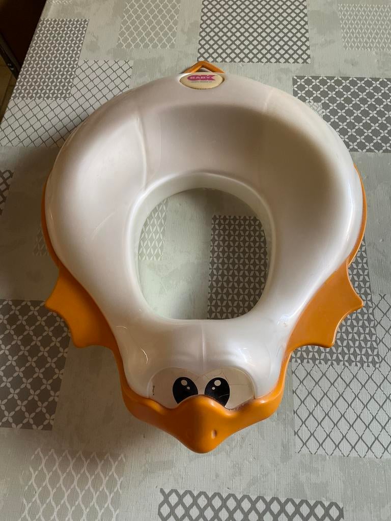 Wc verkleiner wit met gele rand merk Baby, Ophalen, Gebruikt