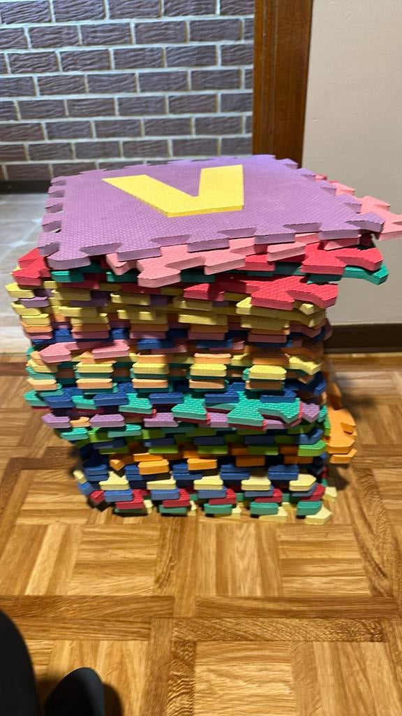 36 Puzzel & Speelmatten Met Cijfers & Letters! Foam Matten!, Kinderen en Baby's, Ophalen of Verzenden, 10 tot 50 stukjes, Zo goed als nieuw