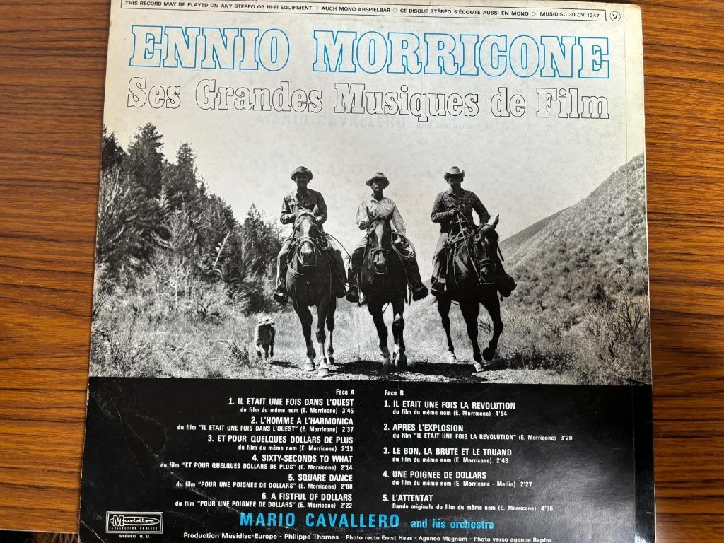 ENNIO MORRICONE ZIJN BESTE FILMMUZIEK LP 33T VIN, Cd's en Dvd's, Vinyl | Filmmuziek en Soundtracks, Verzenden, Zo goed als nieuw