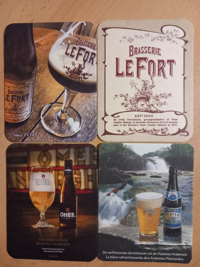 Bierviltjes Varia (484), Ophalen of Verzenden, Zo goed als nieuw