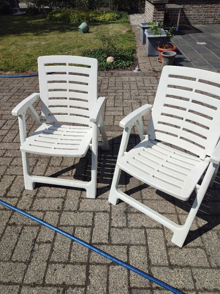 tuinstoelen, Jardin & Terrasse, Chaises de jardin, Enlèvement, Utilisé, Plastique, Pliant