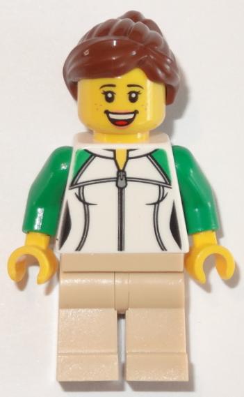 Lego figuur trn250 Train Passenger - Female / F1, Enlèvement ou Envoi, Neuf, Briques en vrac, Lego