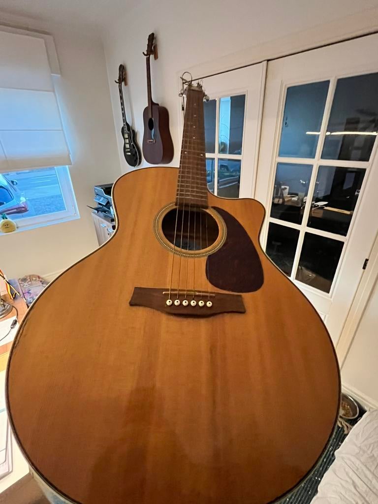 Fantastische Seagull Performer CW MK Flame Maple HG QIT, Muziek en Instrumenten, Ophalen, Zo goed als nieuw, Resonator- of Dobrogitaar