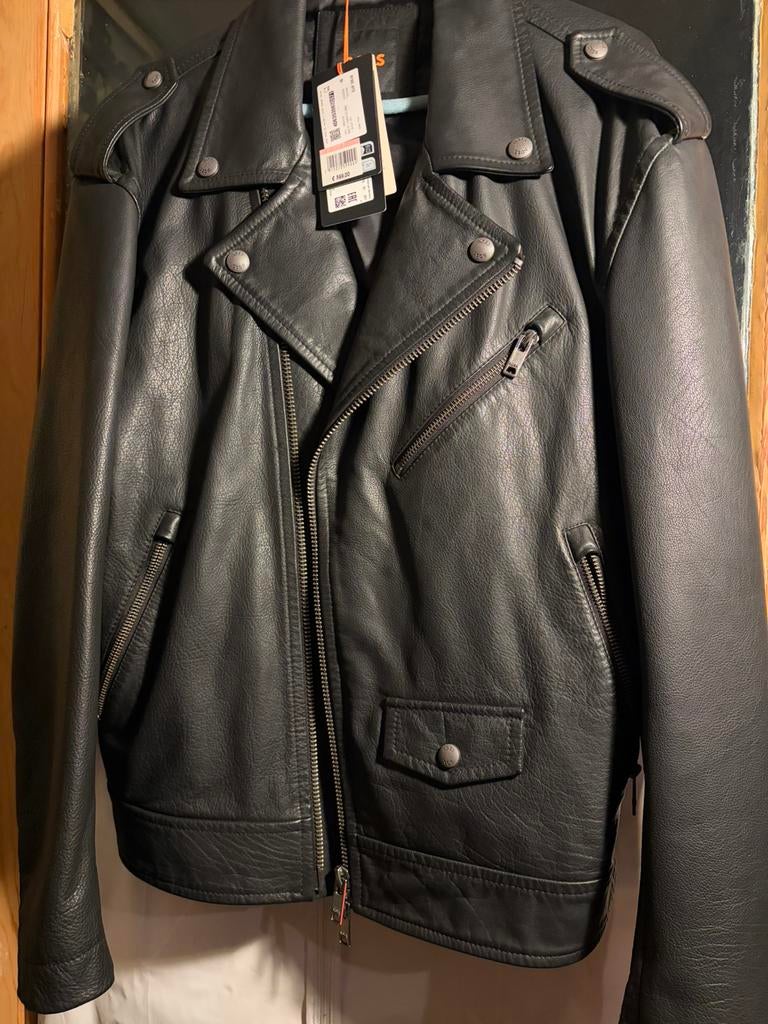 Veste en cuir Hugo boss, Enlèvement, Comme neuf